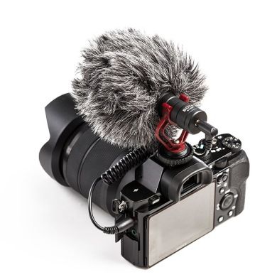 BOYA BY-MM1 Boya Mobile phone Live camera single-lens reflex Interview Microphone Recording Universal Condenser microphone details Picture