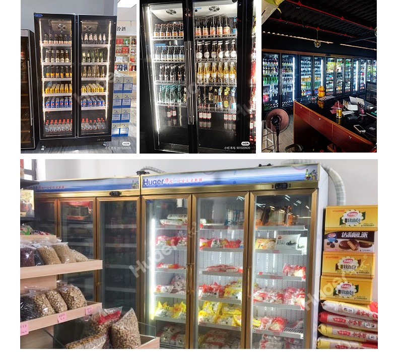 -22 degree freezer, commercial frozen food display cabinet, quick-frozen food refrigerator, supermarket standing freezer detail image 3