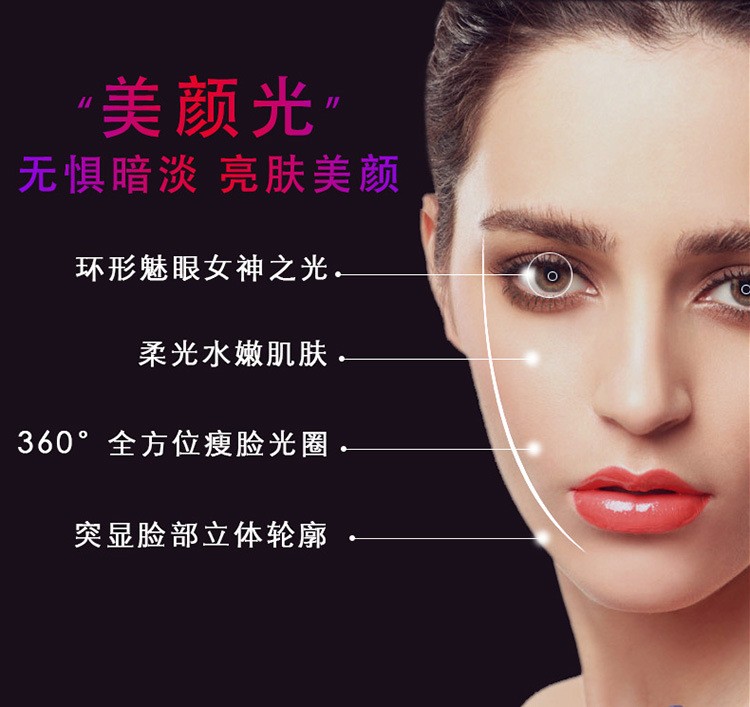 手机夹子补光灯 USB网红直播摄影美颜迷你环形夹子补光灯详情图10