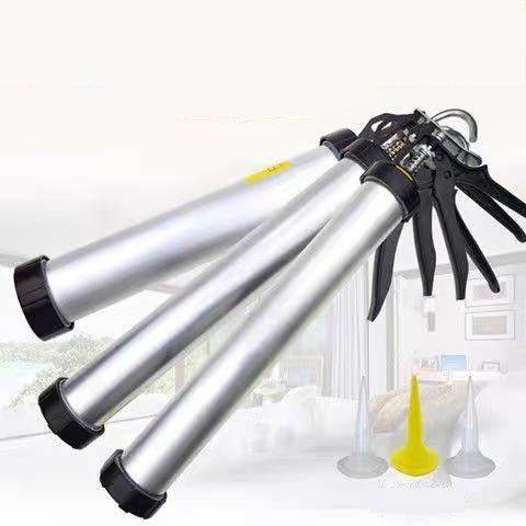 软包玻璃胶枪铝合金胶枪胶枪软支胶枪大胶枪打玻璃胶神器加长