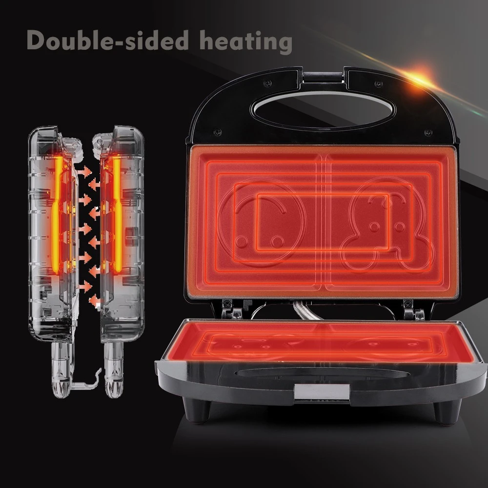 European multi-functional grilling and baking machine, cute sandwich maker R.251 detail image 3