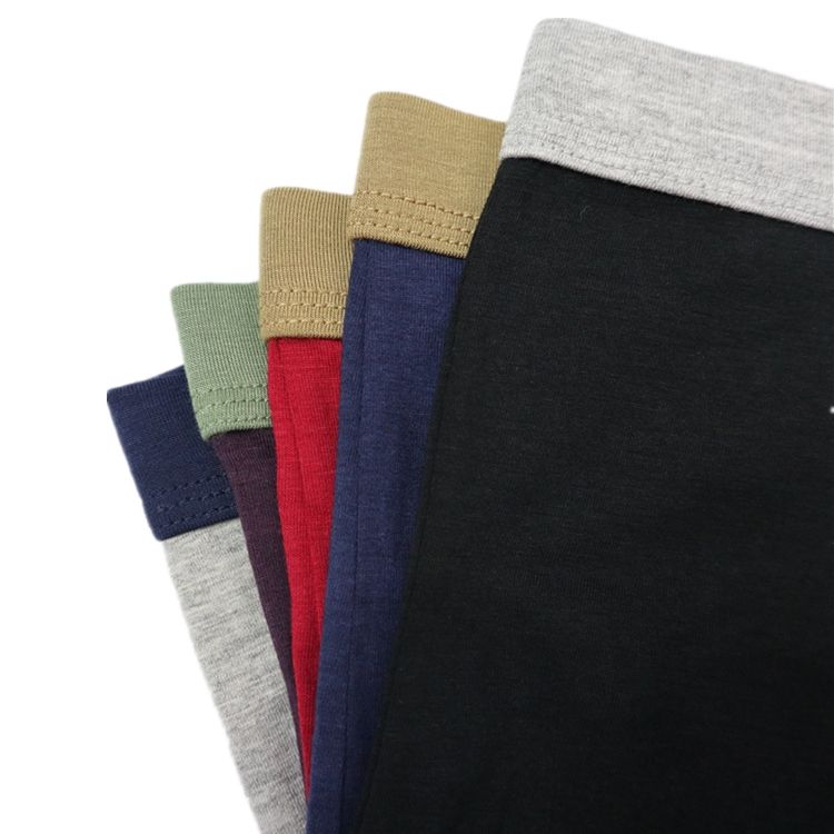 厂家经典热销男士内裤纯棉运动平角裤透气亲肤舒适U凸全棉四角裤细节图