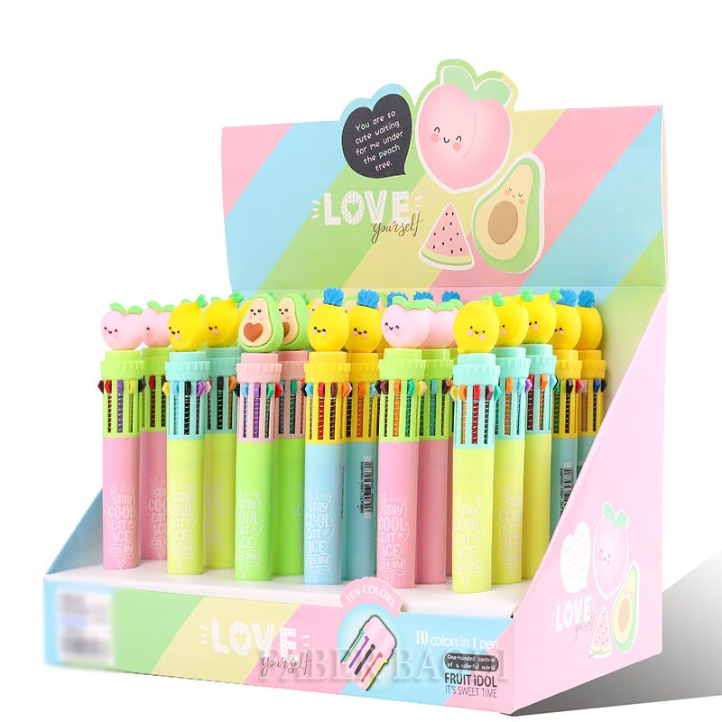 مجموعة Yuhuhui Babbody الفاكهة على 10 أقلام بلون Specification image
