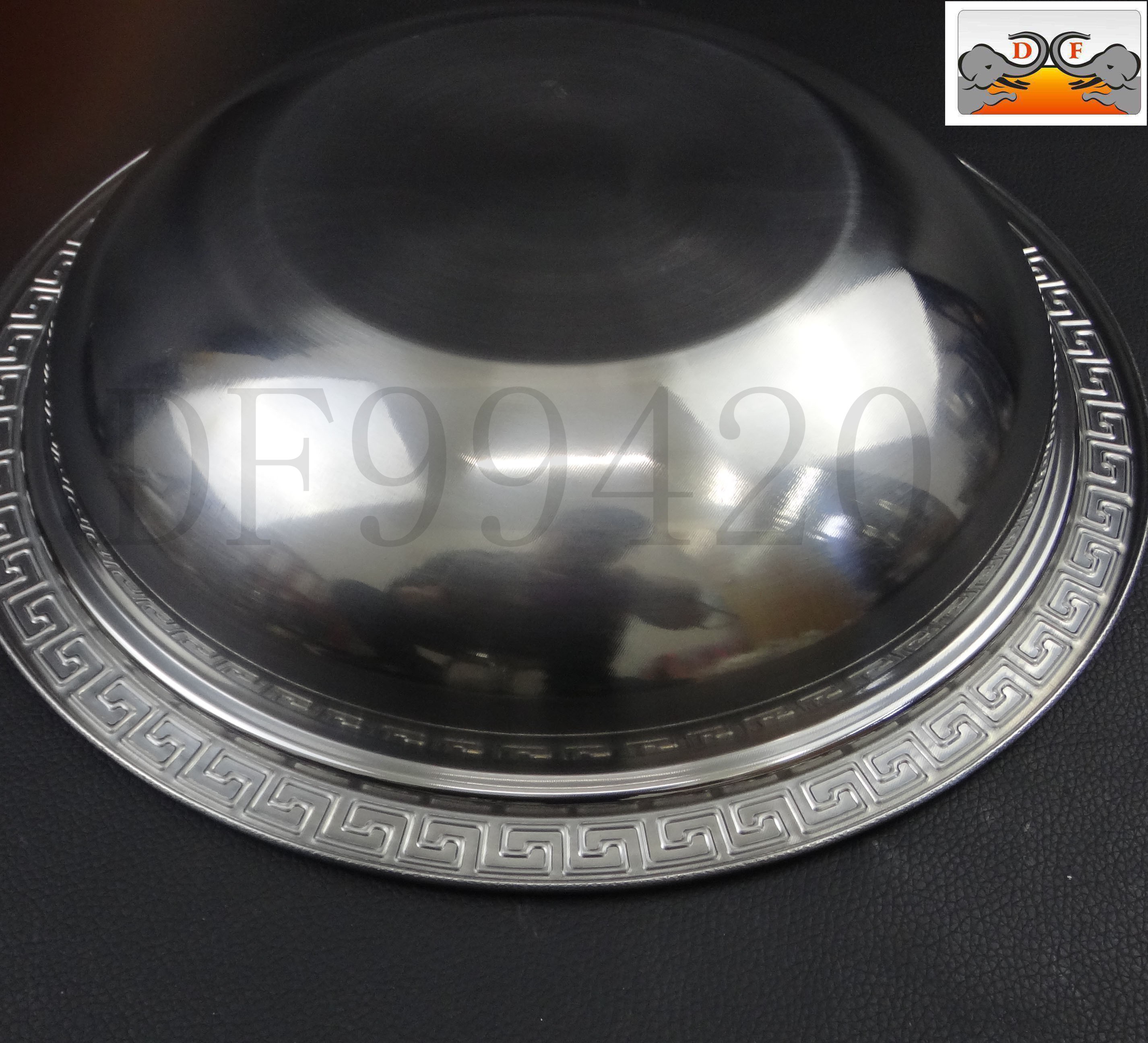 DF99420 宽边多用盆 不锈钢小盆特浅花边小龙虾盘八角捞汁海鲜盘子酸菜鱼肉蟹干锅餐具DF Trading House详情4