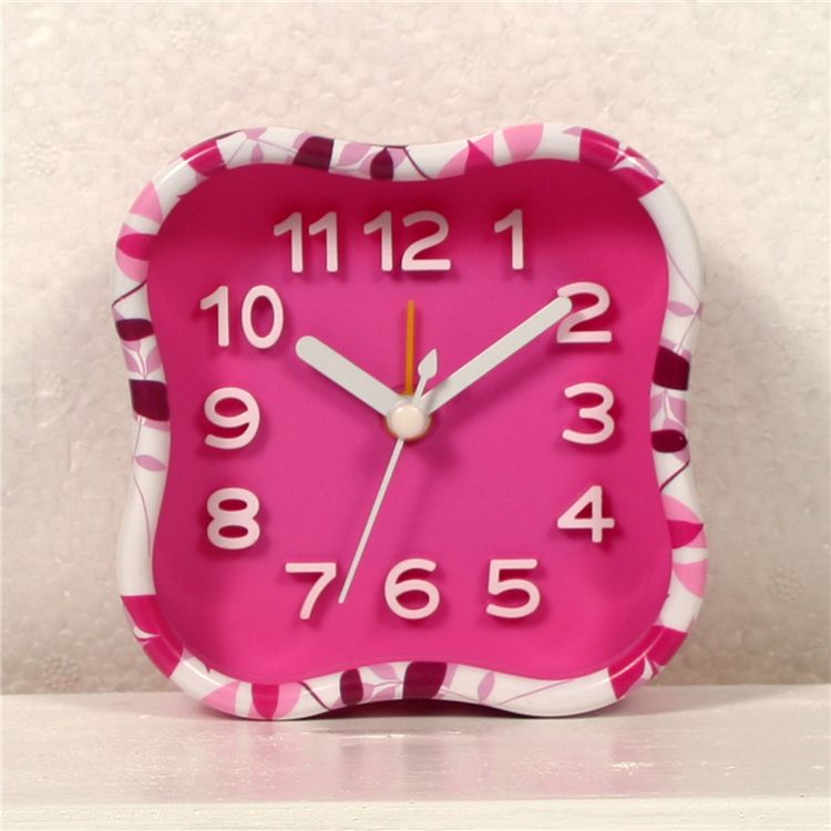 Mini best-selling creative lace alarm clock wholesale, convenient to carry when traveling, children's alarm clock for home decoration Specification image