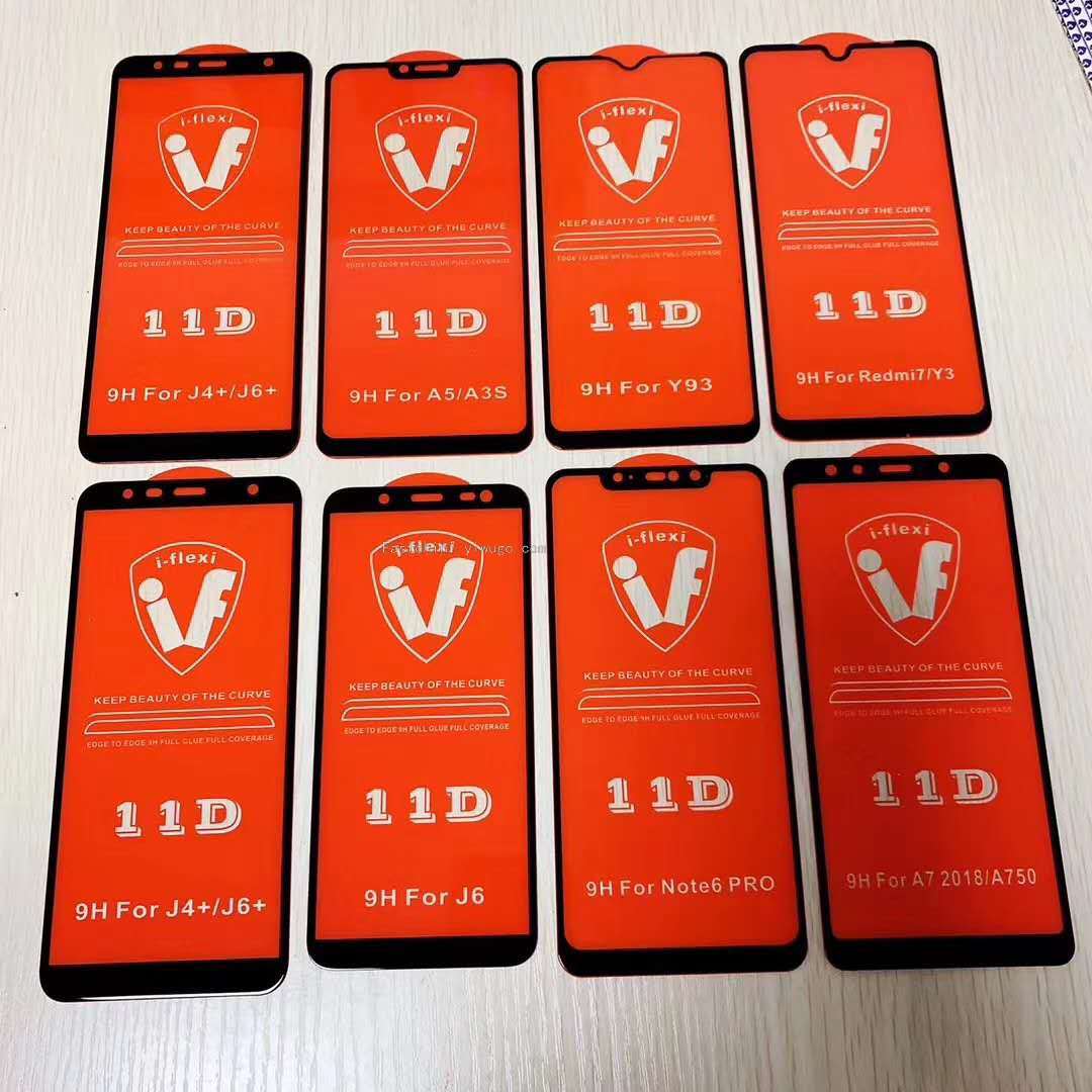 The foreign trade bestseller East chini 11D tempered film is suitable for HW OPP mobile phone protective film factory direct sales