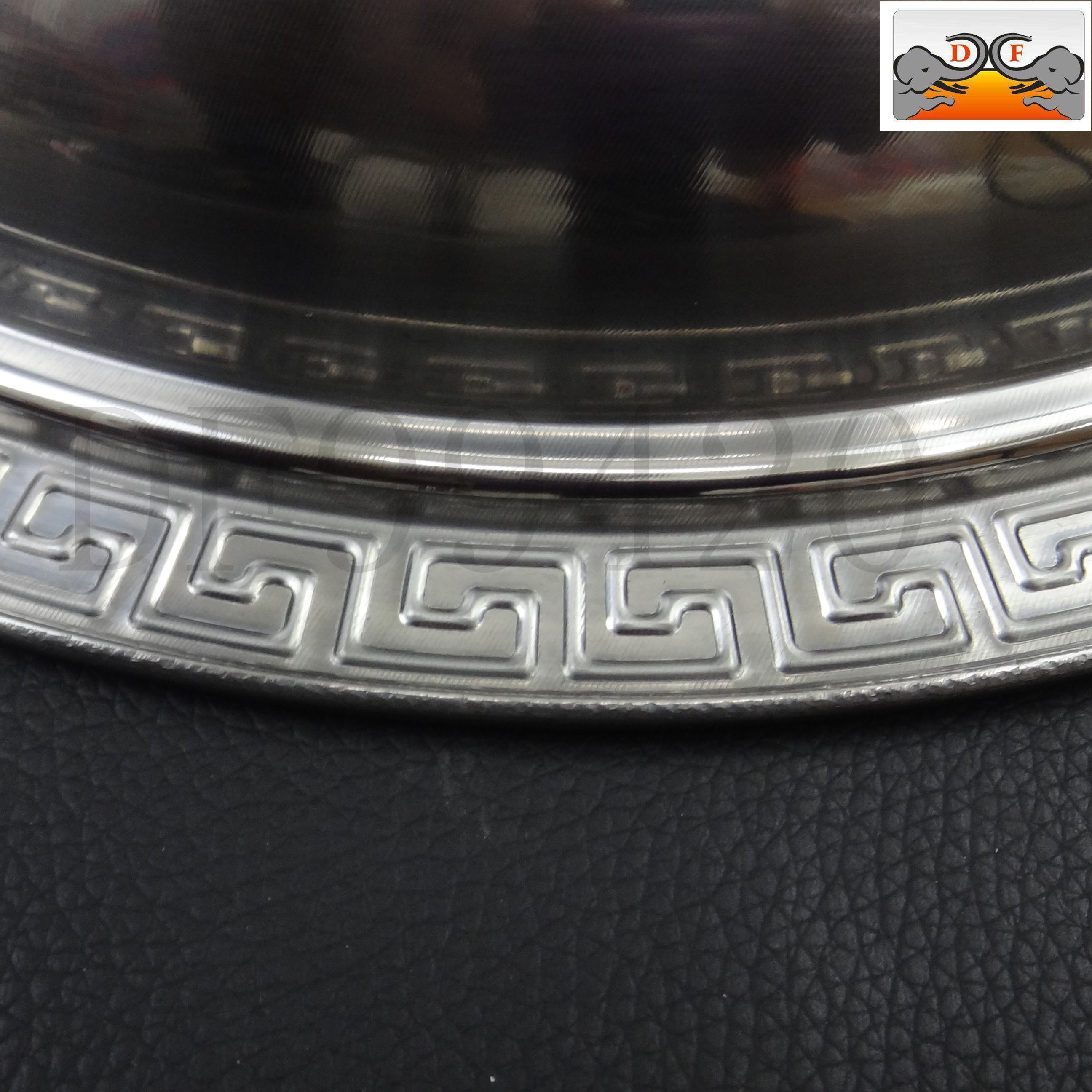 DF99420 宽边多用盆 不锈钢小盆特浅花边小龙虾盘八角捞汁海鲜盘子酸菜鱼肉蟹干锅餐具DF Trading House详情2