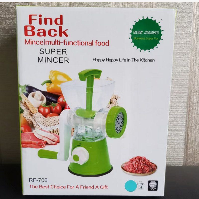 手动绞肉机家用灌香肠机手摇切辣椒剁饺子馅搅碎菜机小型装腊肠器