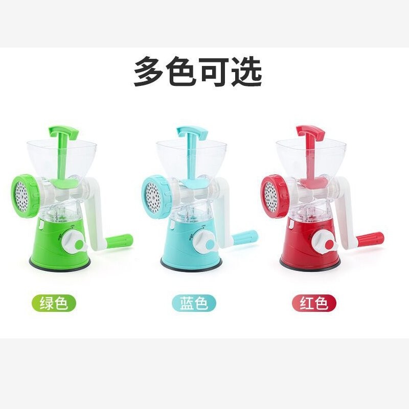 Manual meat grinder, household sausage stuffing machine, hand-cranking chili cutter, dumpling filling, vegetable mincing machine, small sausage stuffing machine detail image 3