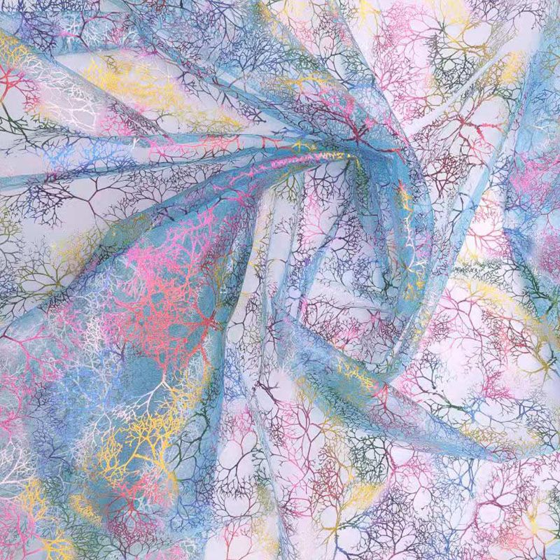 The dazzling starry sky mesh fabric is a gradient non-peeling lace fabric that is popular for taking photos and making DIY handicrafts Application Scenario