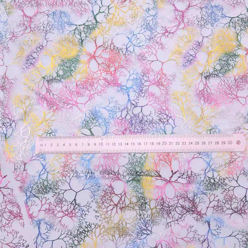 The dazzling starry sky mesh fabric is a gradient non-peeling lace fabric that is popular for taking photos and making DIY handicrafts Item Picture