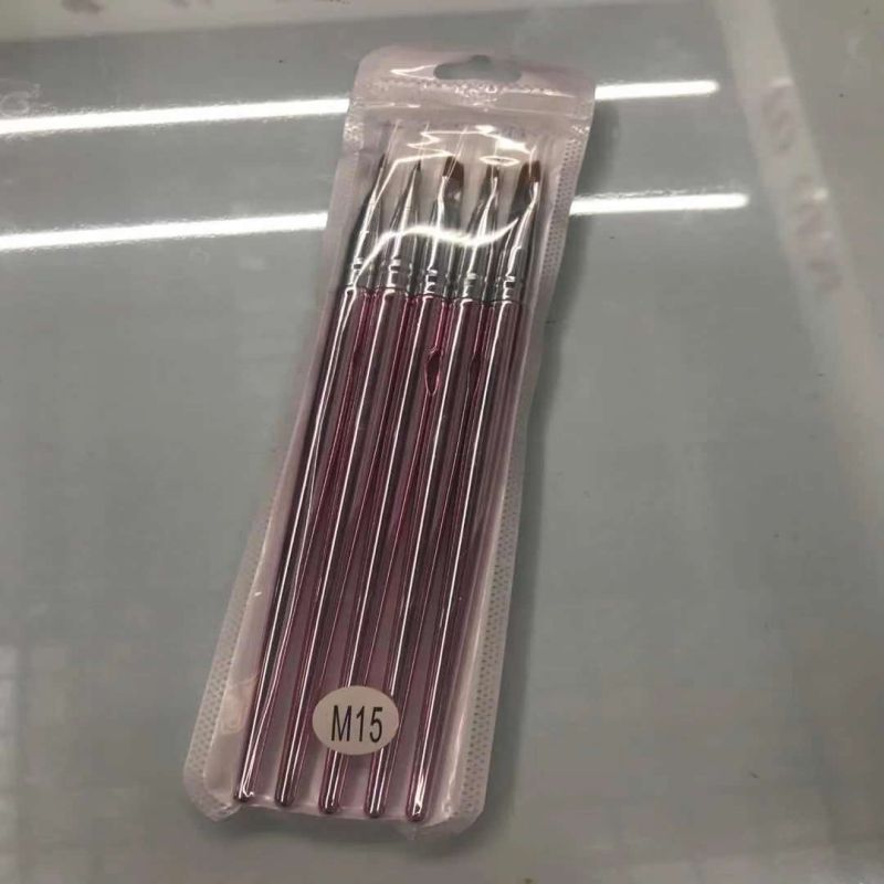 5 Rose Gold Nail Brush Set Thread Pen Light Therapy Pen Spot Drill Pen Paint Pen Smudge Paint Pen Gradient Pen Tool Set full figure