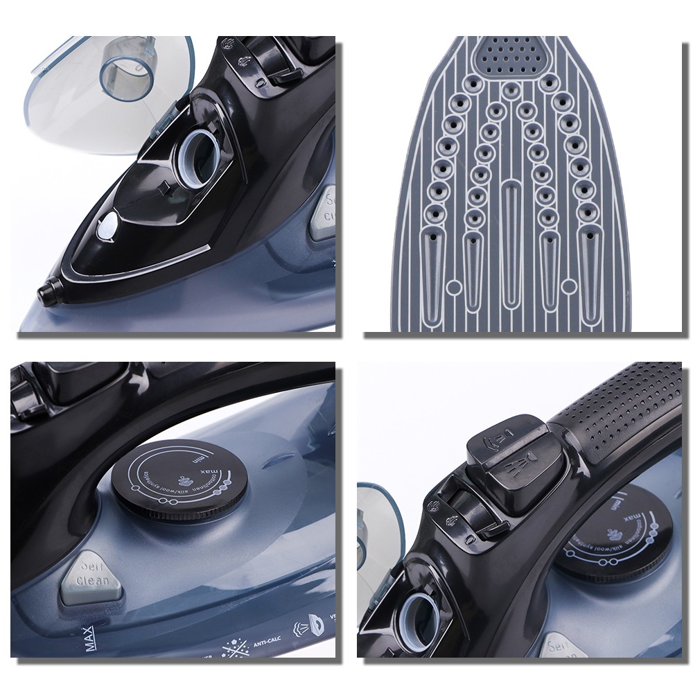 RAF European and American standard cross-border household steam iron, handheld hanging electric iron with wire, dry and wet dual-purpose, 2200W detail image 5