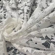 涤纶枫叶花型蕾丝面料 镂空时尚女装蕾丝面料 韩版女装辅料