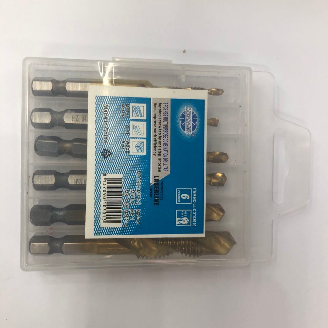 6pcs composite taps, drilling and tapping integrated detail image 1