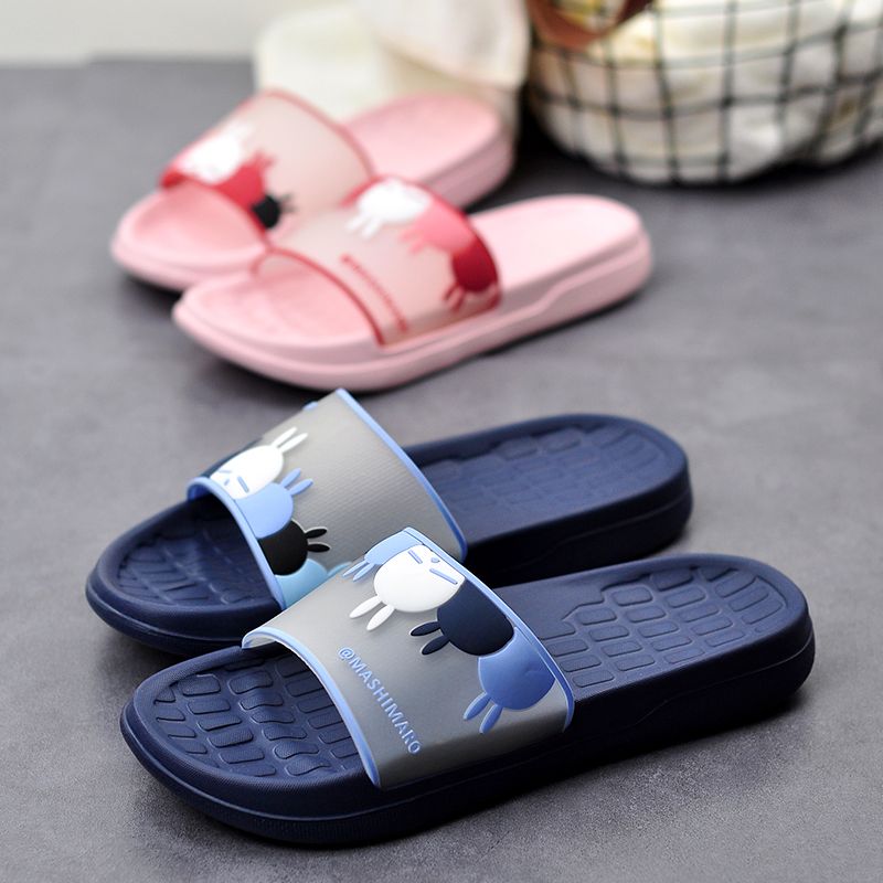 Rogue Rabbit Home Cool slippers for women, summer indoor couple, home bathroom anti-slip plastic home shoe support for men details Picture