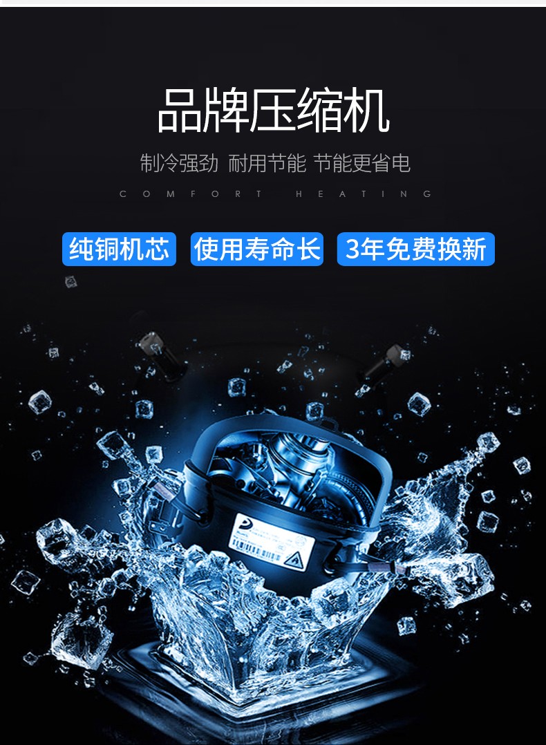 Ice table seafood display cabinet, ice table commercial fresh-keeping cabinet, refrigerated stainless steel door, restaurant fresh-keeping ordering cabinet, 2m detail image 2