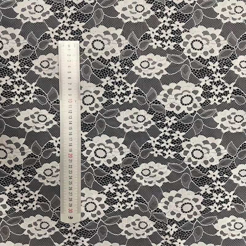 The new polyester fabric with regular hollowed-out distribution and fashionable flower-shaped lace fabric for women's clothing accessories is selling well Item Picture