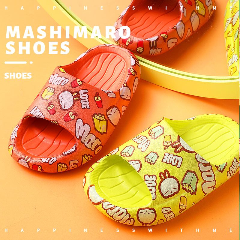 Rogue rabbit children's slippers Summer indoor non-slip bathroom bath soft soled kids Baby slippers for boys and girls