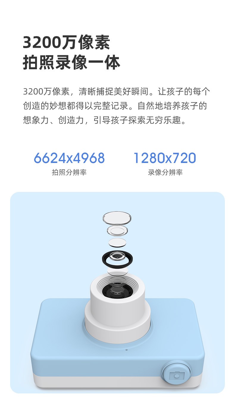 C1跨境WiFi迷你卡通数码照相机儿童生日拍照玩具 厂家批发详情9