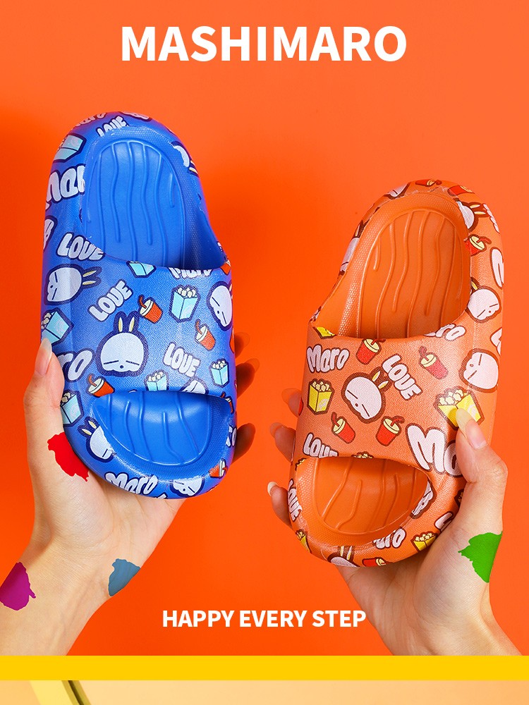 Rogue bunny kids slippers verano interior antideslizante baño suela suave para niños niños niños niñas bebé zapatillas frescas detail image 11