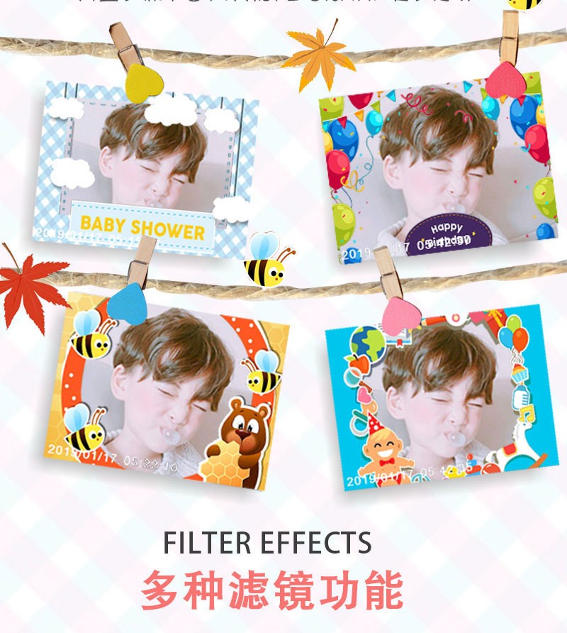 A100DVD儿童数码相机卡通高清拍照卡通男女孩玩具照相机跨境批发详情图7