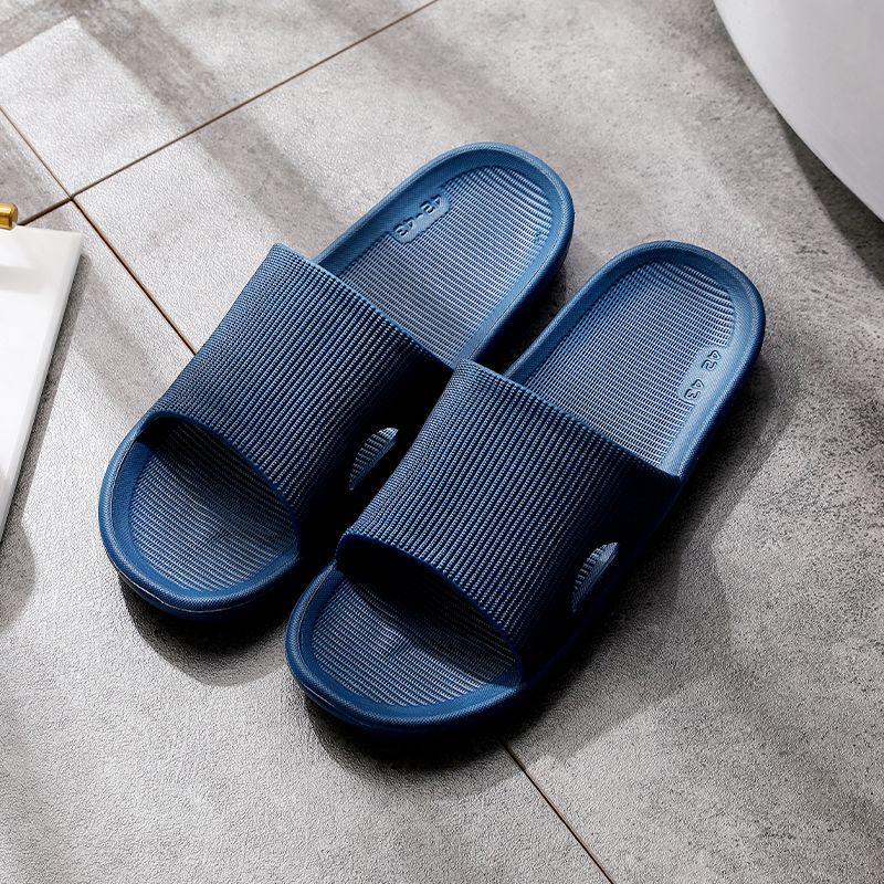 Summer indoor home couple cartoon anti-slip thick-soled soft-soled lightweight bathroom bath slippers Item Picture