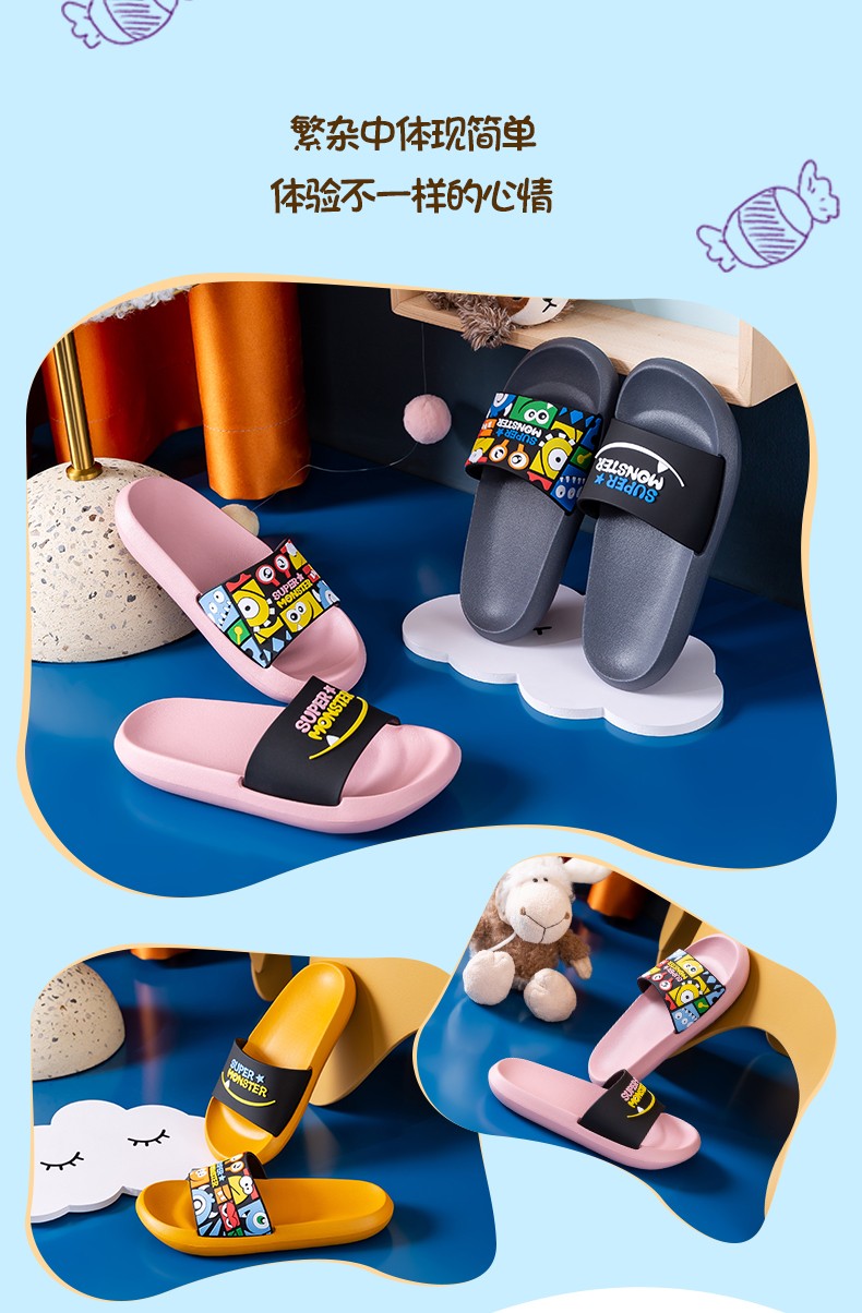 Outdoor slippers for home use, women in summer; indoor, home, bathroom, anti-slip, bathing, couples, children, cooling slippers for men in summer detail image 5