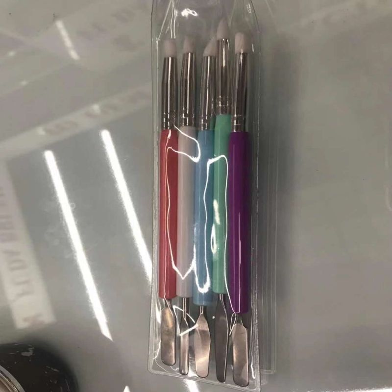 5 Color Nail Brush Set Thread Pen Light Therapy Pen Spot Drill Pen Paint Pen Smudging Paint Pen Gradient Pen Tool Set details Picture