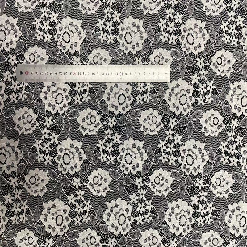 The new polyester fabric with regular hollowed-out distribution and fashionable flower-shaped lace fabric for women's clothing accessories is selling well Application Scenario