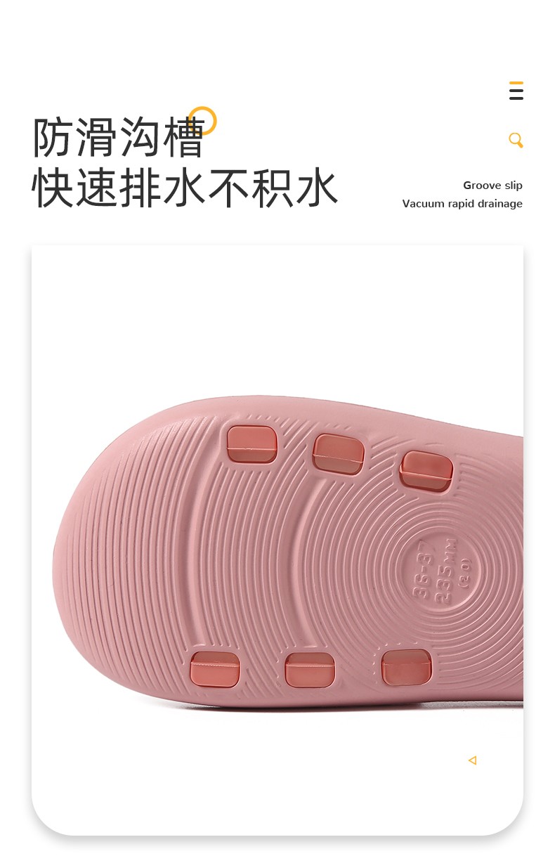 可爱ins潮拖鞋女夏季踩屎感厚家居家用室内浴室防滑情侣凉拖鞋男详情图9