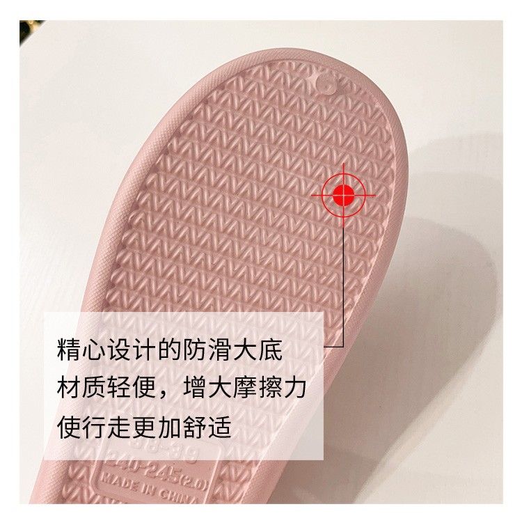 Rogue conejo frío zapatillas mujeres baño de verano baño antideslizante suave fondo interior para el uso en el hogar antipatada bolsa cabeza agujero zapatillas detail image 14