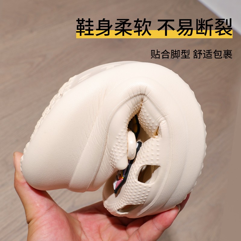 洞洞鞋凉鞋女ins防滑网红可爱卡通厚底包头半凉拖鞋女士夏季外穿详情图6