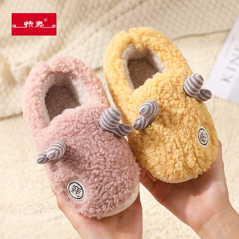 拖鞋家用秋冬棉拖鞋软底可爱家居棉鞋冬季静音室内