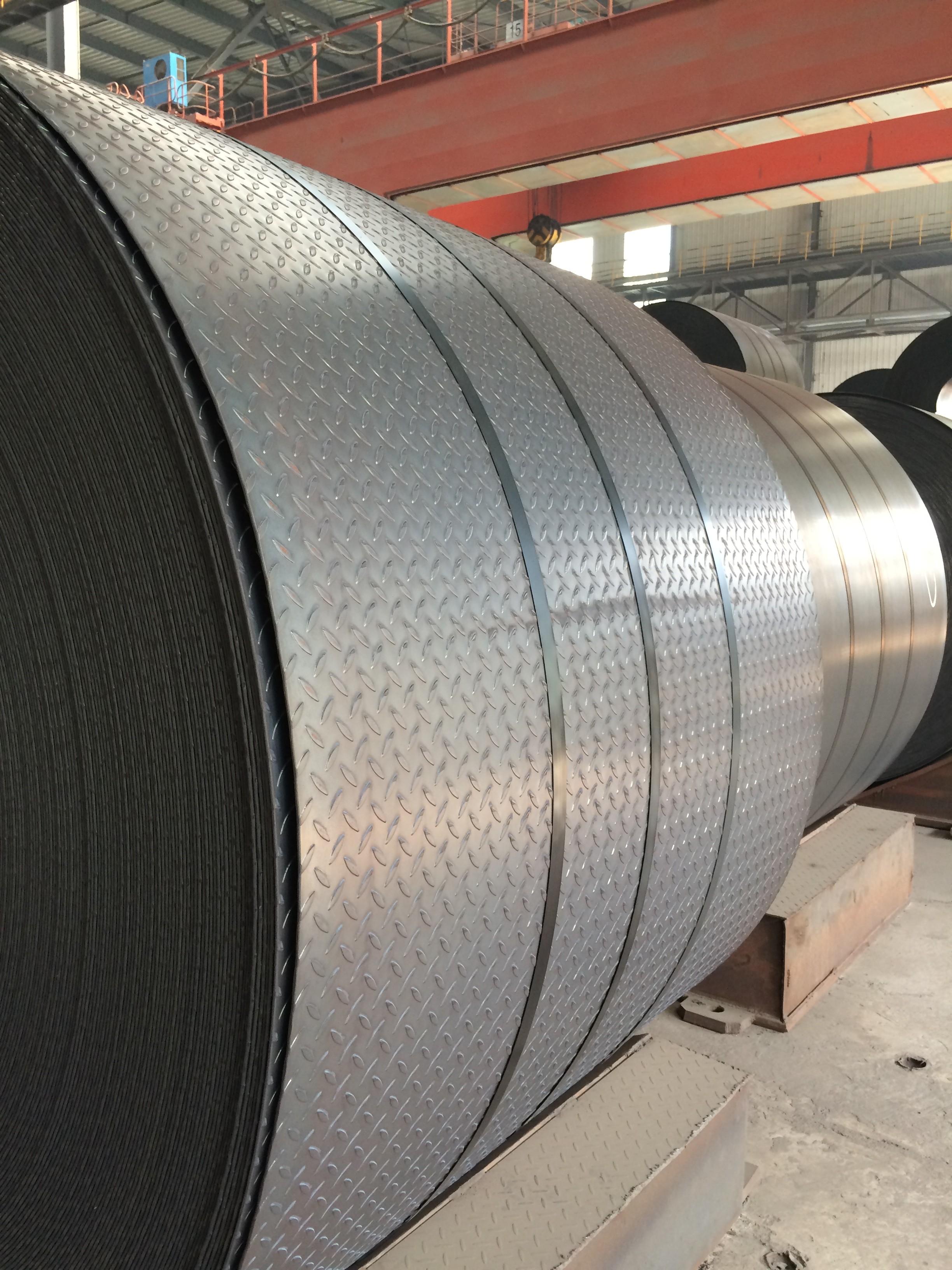 Patterned steel plate, embossed steel plate, rolled embossed steel plate, steel coil, steel plate detail image 2