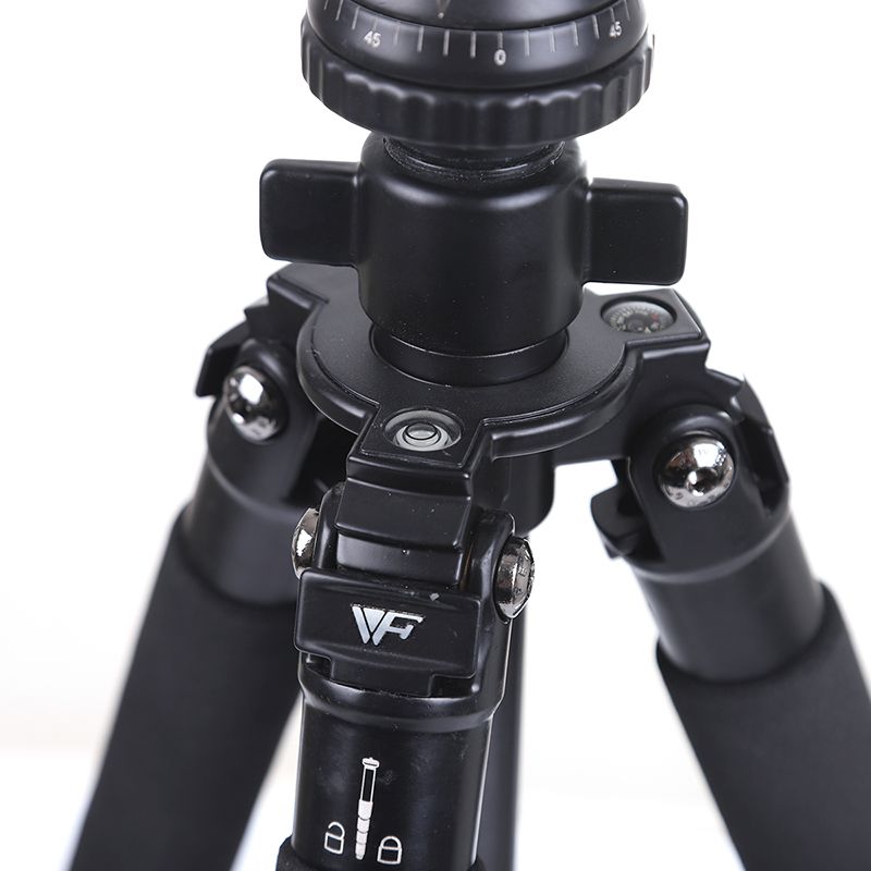 Weifeng WF-6614 aluminum alloy tripod head set, portable tripod stand for Digital single-lens reflex camera details Picture