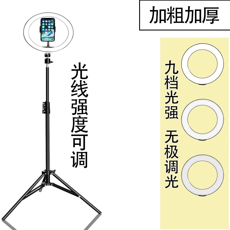 A complete set of 10-inch (26 cm) live-streaming beauty lamps detail image 6