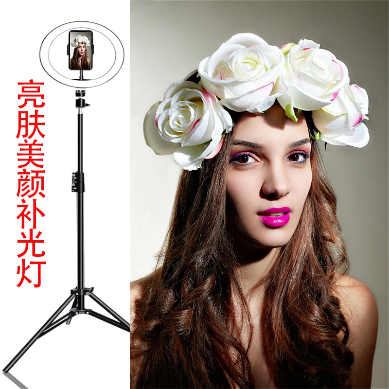A complete set of 10-inch (26 cm) live-streaming beauty lamps detail image 12