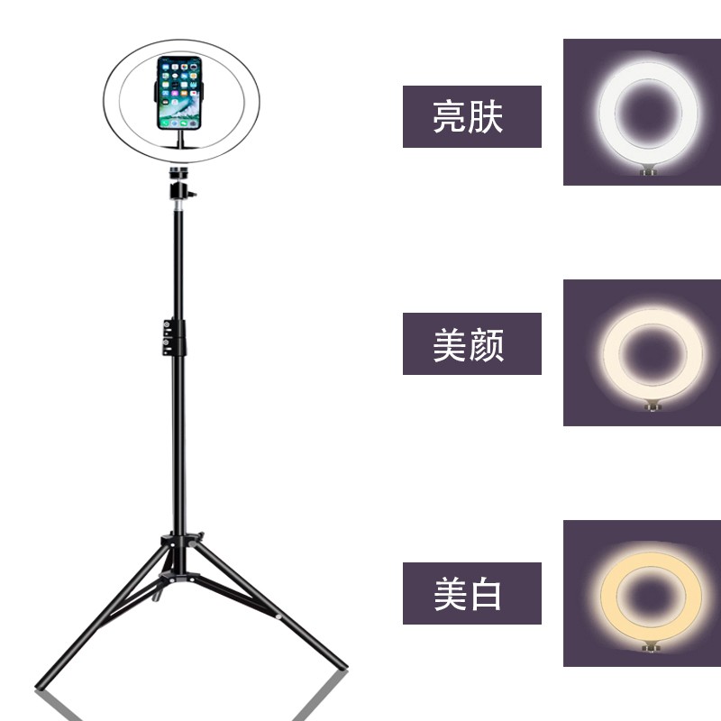 A complete set of 10-inch (26 cm) live-streaming beauty lamps detail image 5