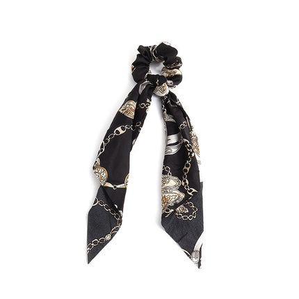 Yiwu quality products: Korean chanel-style ribbons, super ethereal hair bands, women's hair ties, popular ponytail hair ties, women's 2021 new large intestine hair ties detail image 3