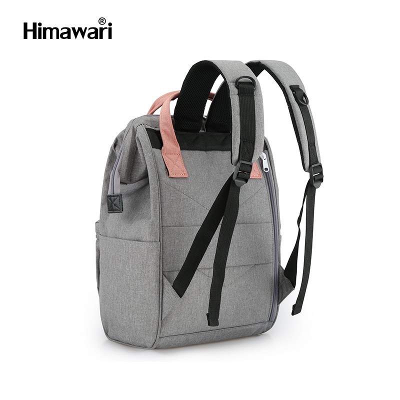 Muguo 2268 grey polyester water-resistant schoolbag detail image 4