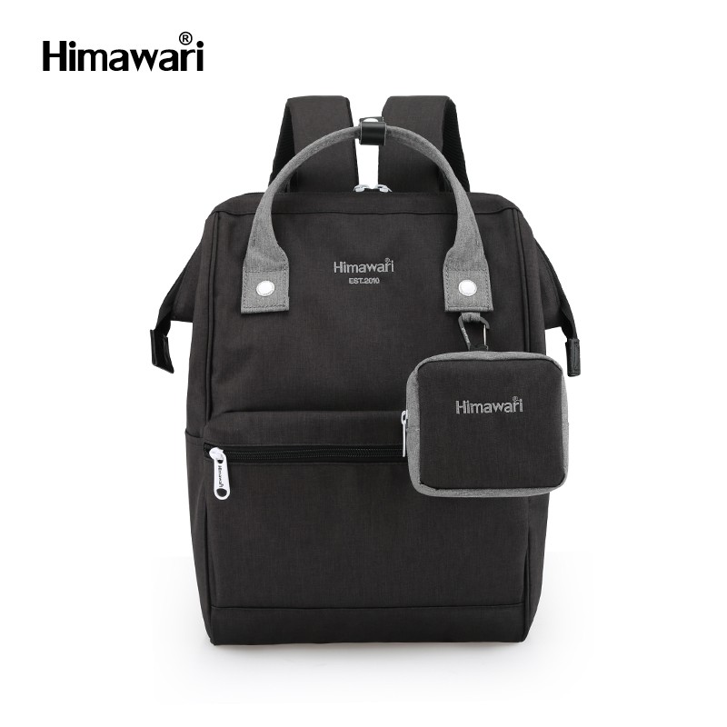 Muguo Luggage 2268 black and Grey travel bag with a coin purse detail image 1