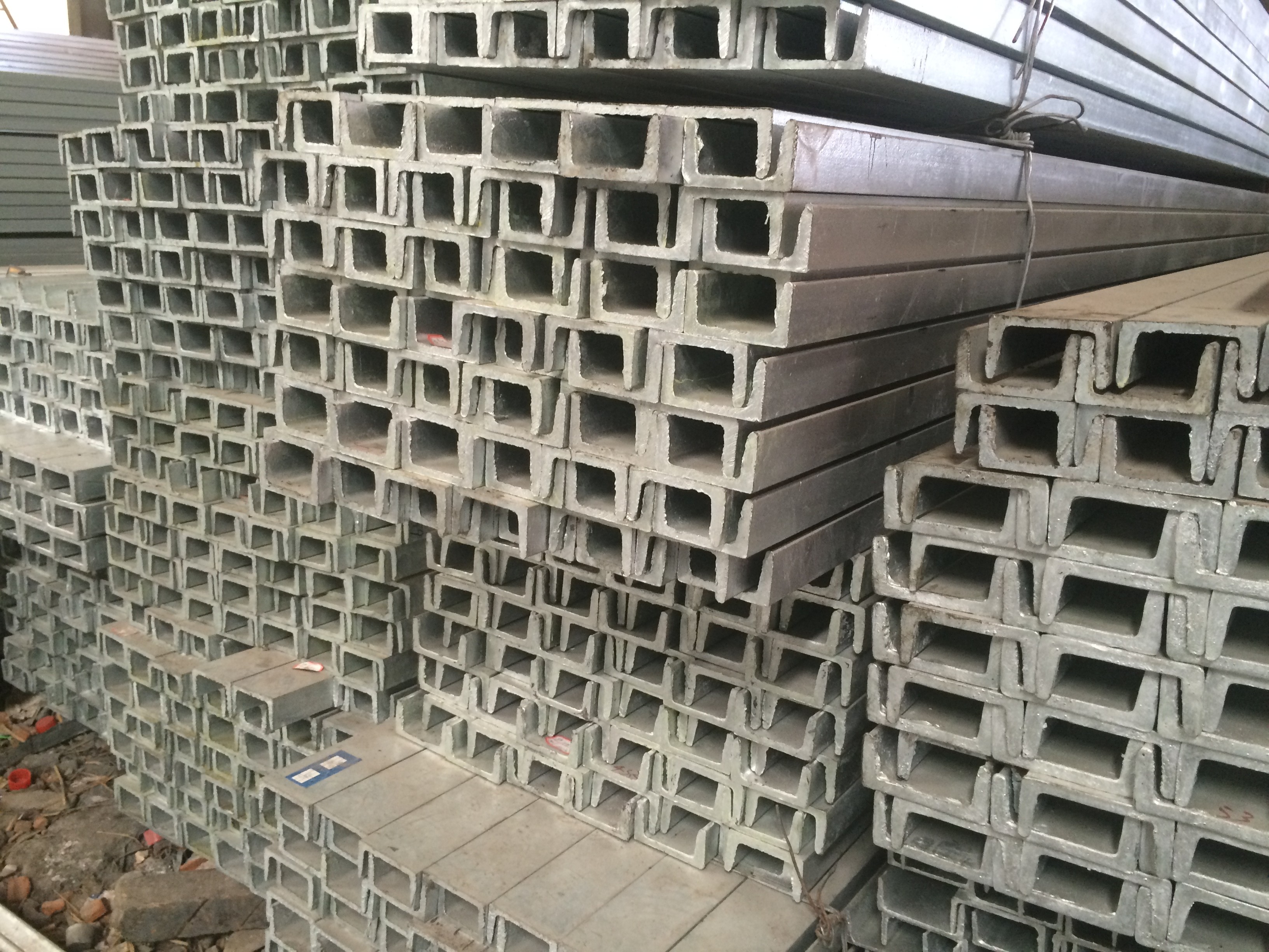 Channel steel, U-shaped steel, steel beam, steel column, steel frame detail image 3