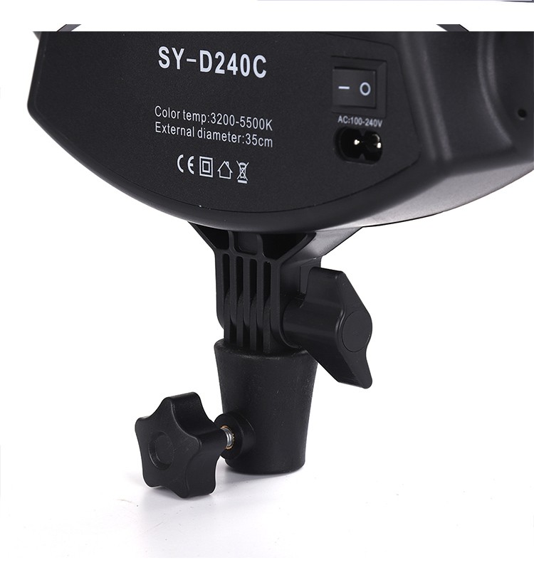 14-inch ring-shaped light with a stand for live-streaming, beauty and contact lenses, mobile phone lighting, photography and taking pictures detail image 3