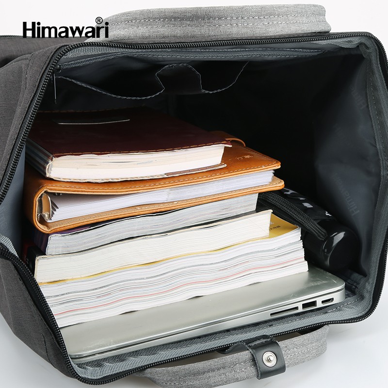 Muguo 2268 grey polyester water-resistant schoolbag detail image 12