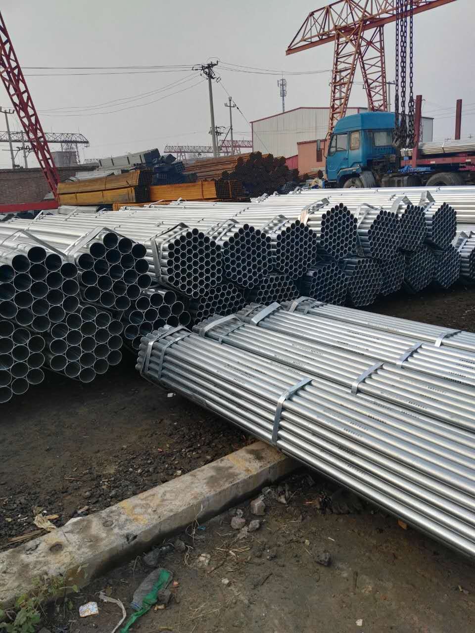 Steel pipes, galvanized steel pipes, round pipes, welded pipes, straight seam welded pipes detail image 3