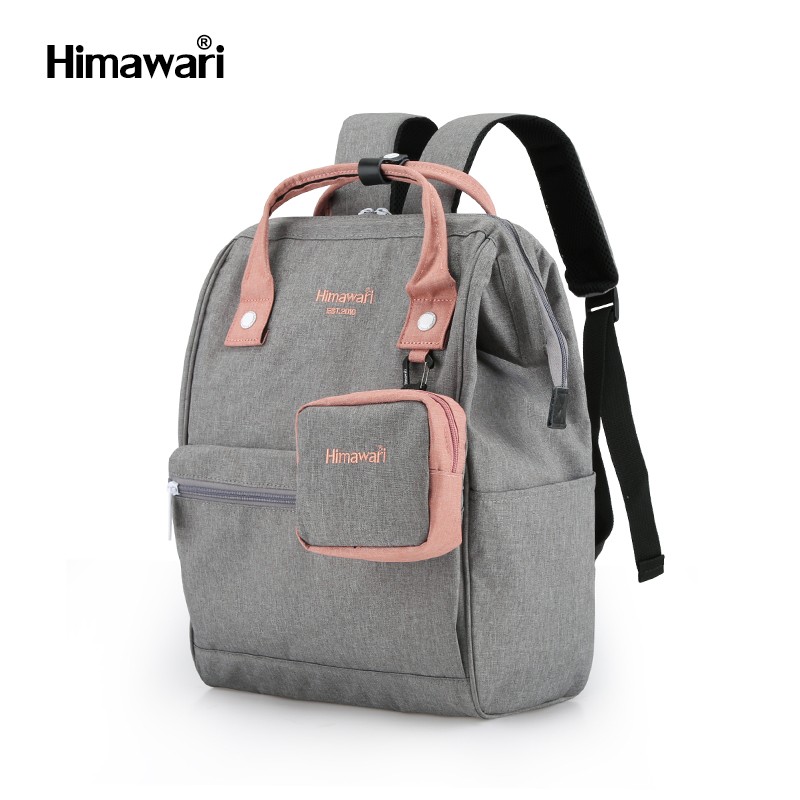 Muguo 2268 grey polyester water-resistant schoolbag detail image 2