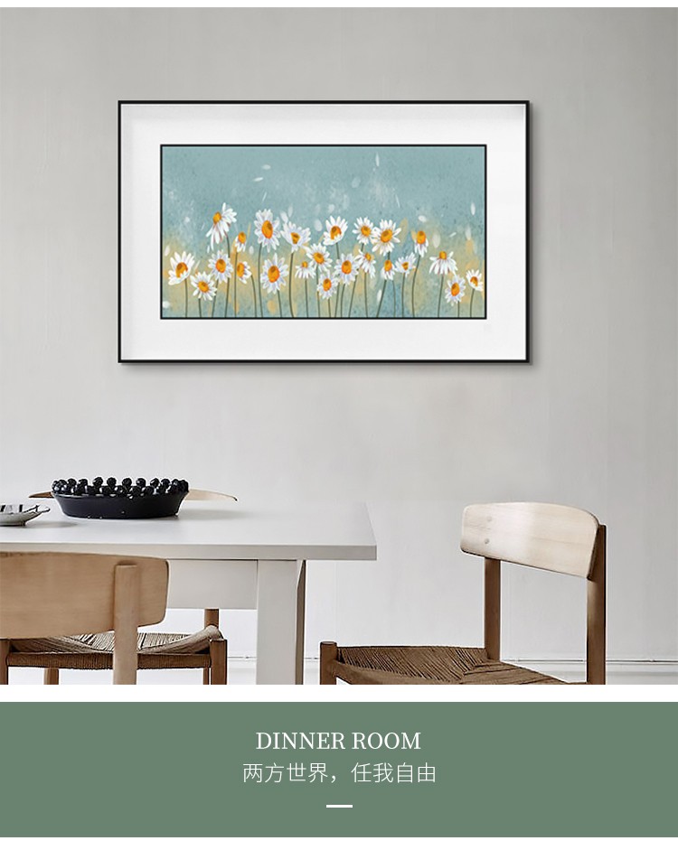 新中式玄关装饰画办公室壁画现代组合圆形画意境山水画沙发背景画详情图11