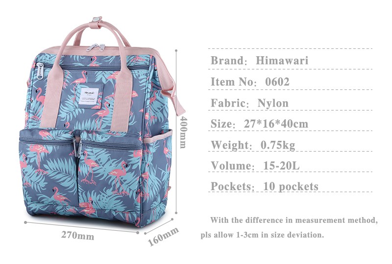 Muguo Luggage 0602 New Flamingo Backpack, European and American beach backpack, Versatile travel computer bag, female student schoolbag detail image 3