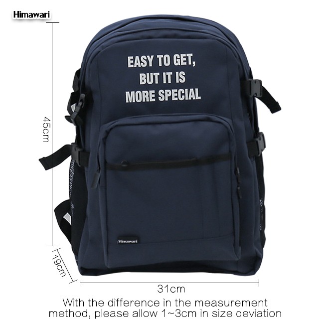 Muguo KR1001 fashionable and versatile backpack, a schoolbag with a letter school style for both boys and girls, and a large capacity travel bag detail image 4